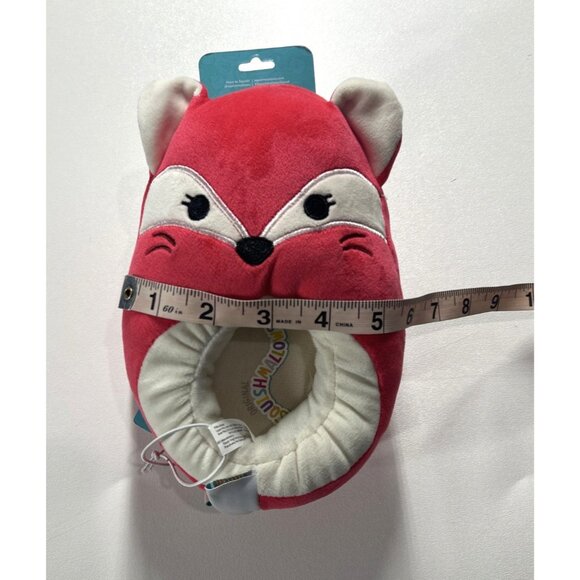 Squishmallows Girls Slippers Plush Lightweight Red Fifi the Fox Size 11-12 NEW - Picture 7 of 7